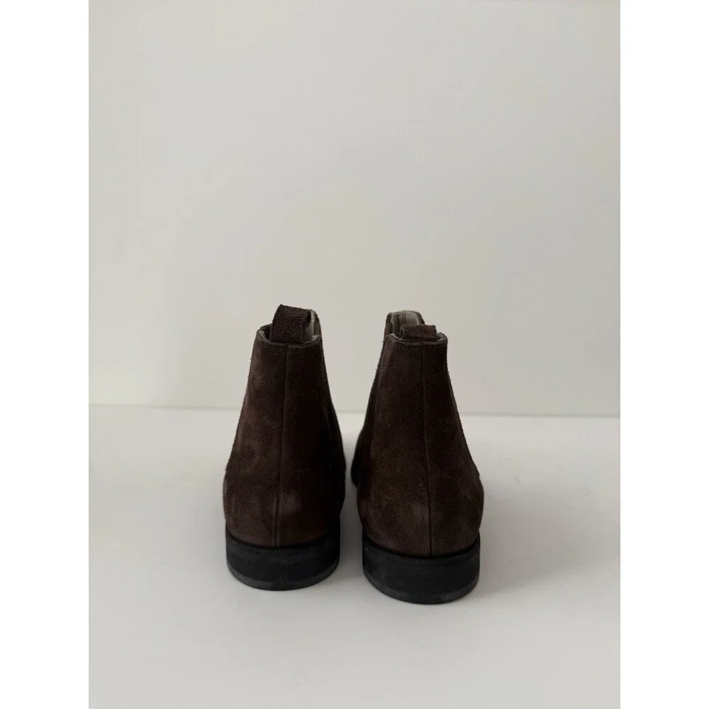 Kiton Suede Brown Chelsea Boots  - Made In Italy - 8UK (8.5-9US)